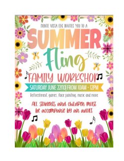 Family Workshop, June 22, 2024 from 10 am to 12 pm